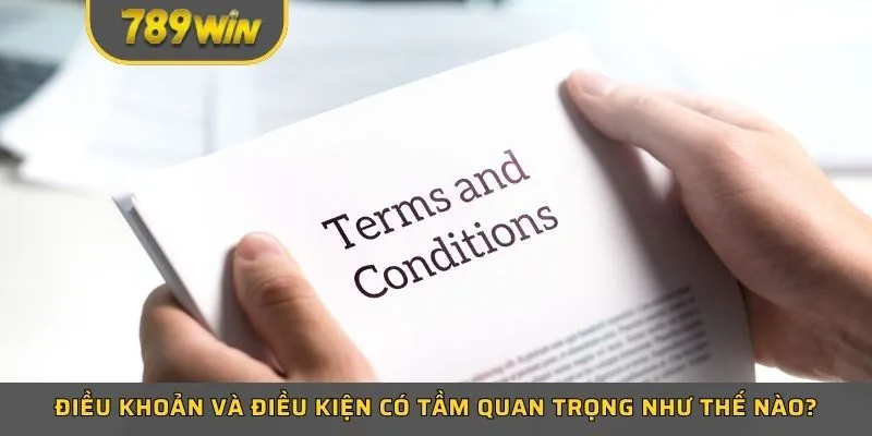 Điều khoản và điều kiện có tầm quan trọng như thế nào?